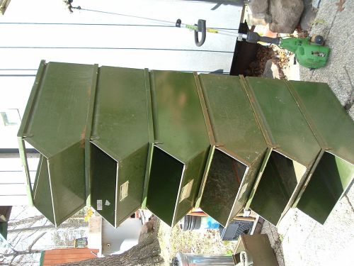 Stackbin #6 stack bins 6 pcs 18&#034; wide x 30&#034; deep x 12&#034; ht. heavy duty all steel for sale