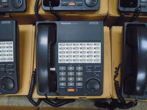 LOT OF 11 Panasonic KX-T7425-B Digital 24 Button Speakerphone Black