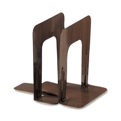 officemate Bookends Non-Skid Base 1 Pair 5.875x8.25x9&#034; Wood Grain  (93054)