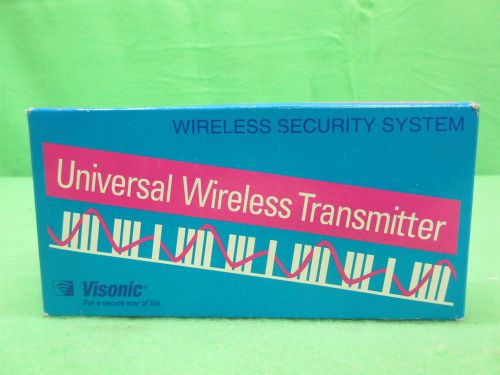 *NEW* Visonic WT-100 0-2002-0 Universal Wireless Transmitter Security System