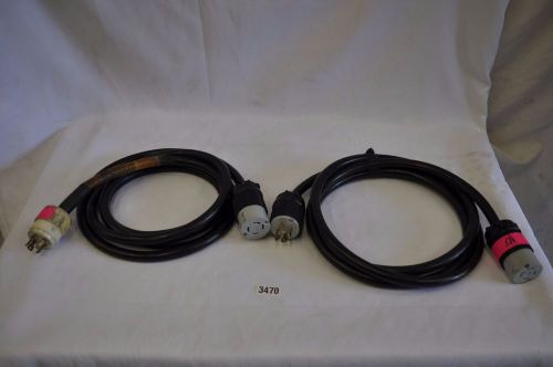 4 pin twist lock 30A 125/250V 10FT power cable 300V 10AWG 3 wire #3469 **ONE**