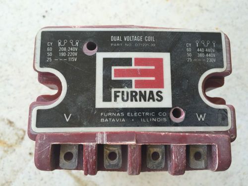 Furnas dual voltage starter coil d71221-32- used for sale