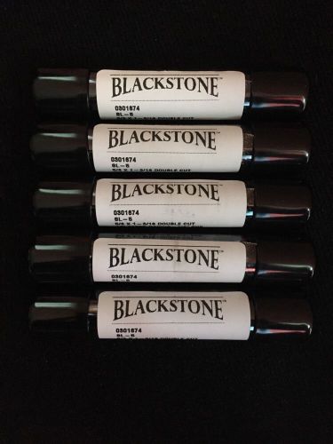Blackstone SL-5 0301674 5/8&#034; x 1&#034; Double Cut 14 Degree Taper Radius  1/4&#034; Shank