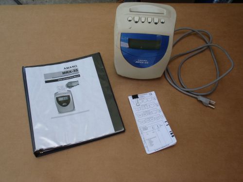 Amano mrx-35 electronic time recorder (used) for sale