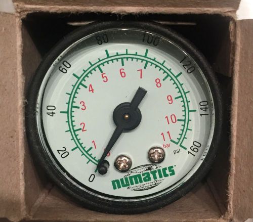 Numatics F+R 100 PBT/GF20 0-160PSI 0-11Bar Pressure Gauge