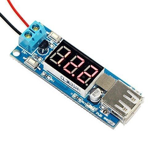 Drok? dc-dc buck voltage converter 4.5-40v 12v to 5v/2a step-down volt for sale