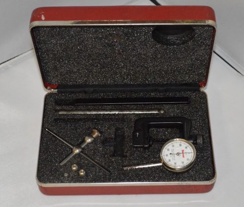 Starrett No. 196 Jeweled Dial Plug Indicator Kit Vintage
