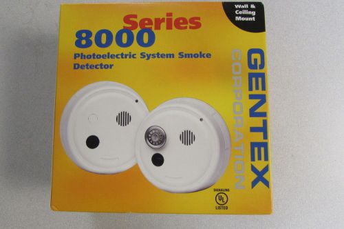 Gentex 8243PTY 908-1215-002 Combo Photoelectric Smoke Heat Detector w/ Piezo