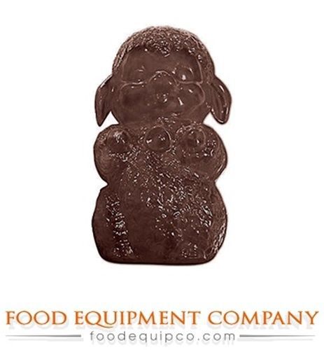 Paderno 47865-30 Chocolate Mold lamb 6-5/8&#034; L x 3-1/8&#034; W x 1.75&#034; H 2 per sheet