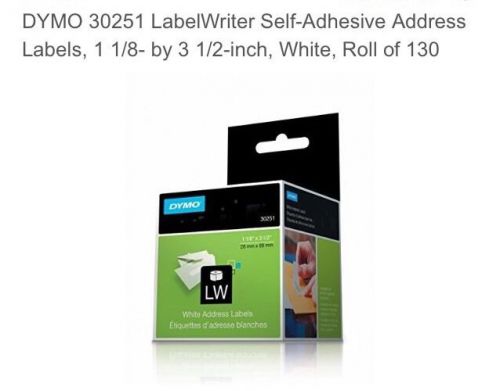 DYMO 30251 LW Self-Adhesive White Address Labels
