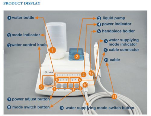 LED DENTAL LIGHTING &amp; WIRELESS CONTROL SCALER WITH AUTO-WATER SUPPLY