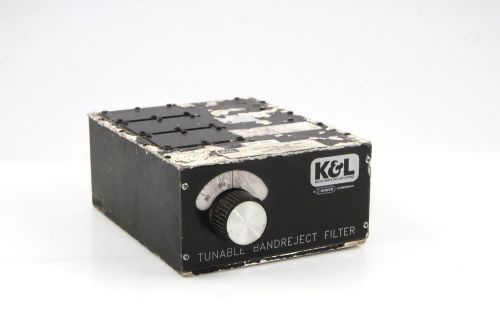 K&amp;L 3TNF-50/100-N/N Tunable Notch Bandreject Microwave Filter 50-100 MHz