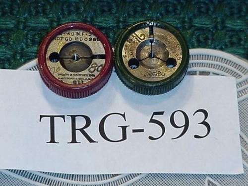 Thread Ring Gage Set 4-48 NO &amp; NOGO TRG-593