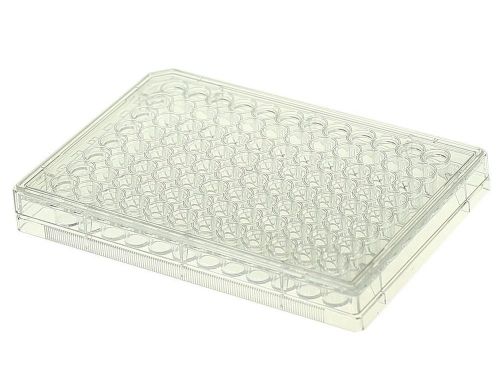 Nest Scientific 701002 Polystyrene 96 Well Cell Culture Plate, Flat Bottom, Tiss