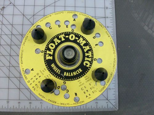 VINTAGE FLOAT-O-MATIC WHEEL BALANCER