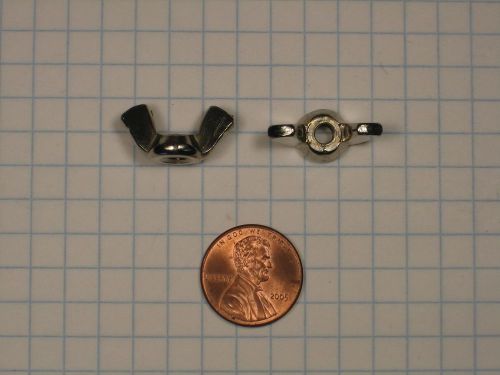 Wing nut type a, #(8-32) thread, steel, nickel-plated for sale