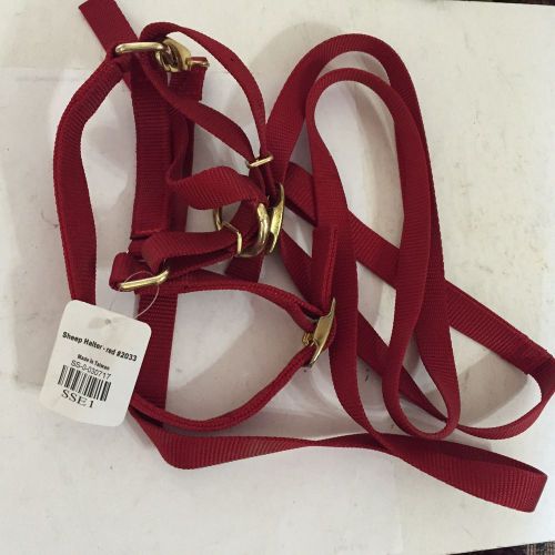 Sheep Halter #2033  i have 1 each  Red or Blue you choose