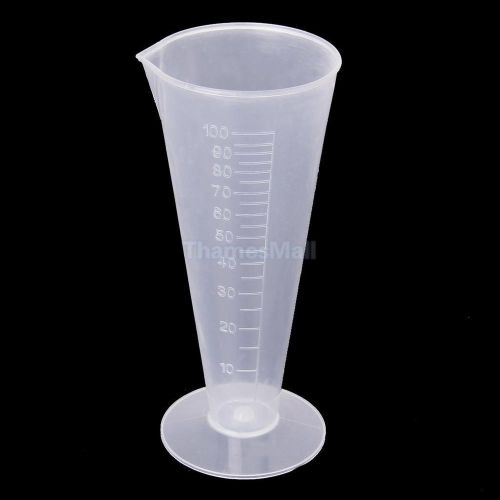 100ml plastic measure beaker measuring cup for kitchen laboratory liquid test for sale