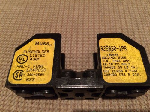 Bussmann buss fuse holder, h25030-1p 250v 30a for sale