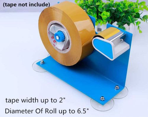 Heavy duty tape sealing cutter table dispenser packing machine for sale