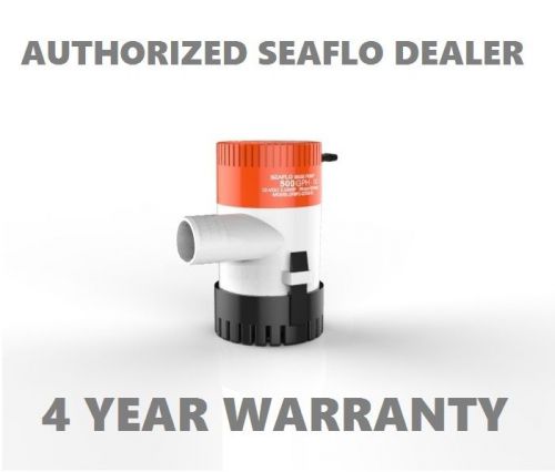 Seaflo 12v 500 gph submersible bilge pump for sale