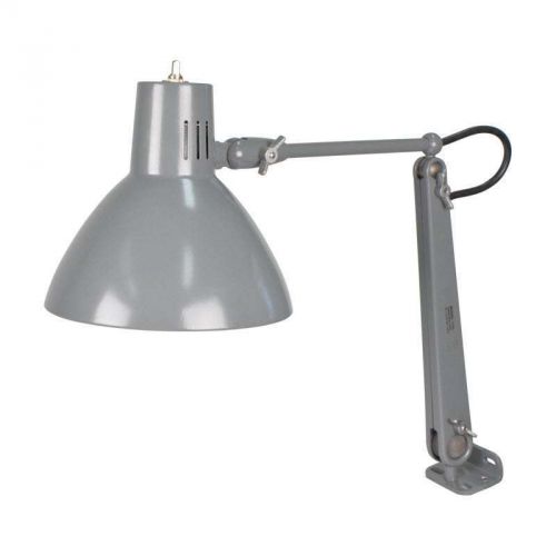 Dazor machine arm work lamp, 1100-mg, machine gray, 39&#034; reach, clamp base (je4) for sale