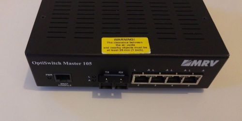 MRV OptiSwitch Master 105 Ethernet Access OTU OSM105-F/S1 Optical Terminate Unit