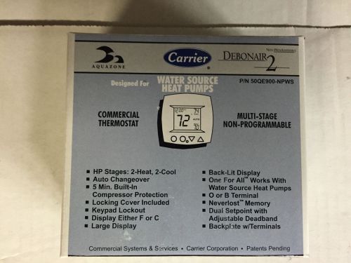 Carrier multi stage non-programmable water source heat pump thermostat for sale