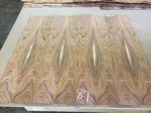 Wood Veneer Rosewood 38x34 1 Piece 10Mil paper Backed &#034;EXOTIC&#034; ALI 87