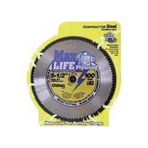 Oldham 550P 5-1/2-Inch 100T Steel Saw Blade Max Life for Plywood and Osb