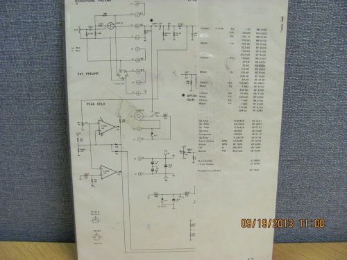 BRUEL &amp; KJAER MODEL 4431: Noise Dose Meter - Service Manual schematics, # 18515