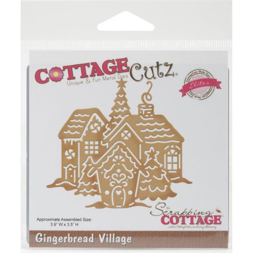 &#034;CottageCutz Elites Die -Gingerbread Village 3.9&#034;&#034;X3.5&#034;&#034;&#034;