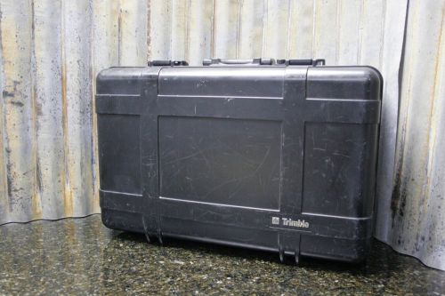 Trimble model 821 watertight airtight pelican style rigid carrying case free s&amp;h for sale