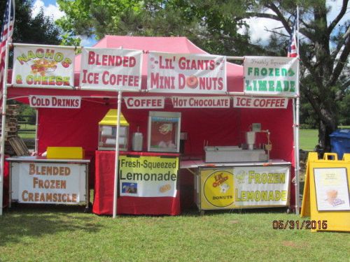 Lil orbits donut concession business w/ trailer for sale