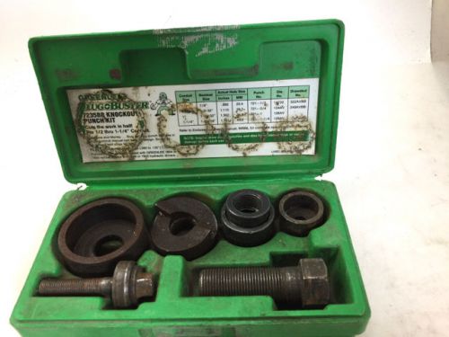 GREENLEE KNOCKOUT PUNCH SET 7235BB, In Plastic Case, NO RESERVE!