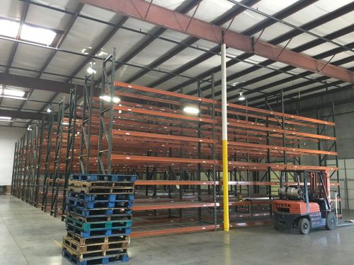 Pallet rack beams ridge u rack 144&#034;x4.75&#034; warehouse racking rails for sale