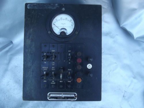 Vintage antique automatic electric telephone test cabinet must for the collector for sale