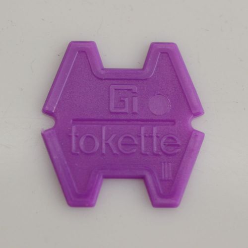 Greenwald Type 3 Purple Plastic Laundry Machine Tokettes 100 Piece Bag