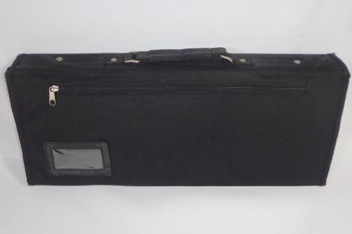 Deluxe culinary chef&#039;s knife kit case - 16 pockets plus extras - fits 19&#034; knives for sale