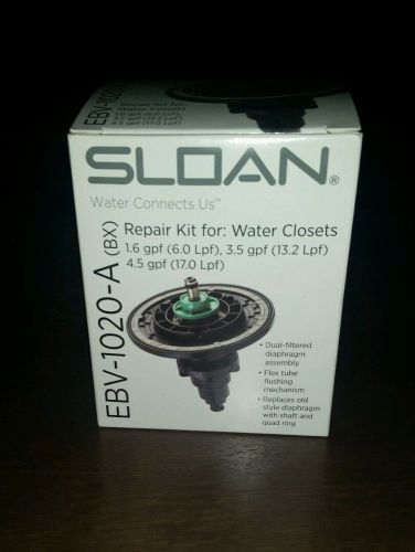 Genuine Sloan Flex Tube Diaphragm Repair Kit EBV-1020-A NIB