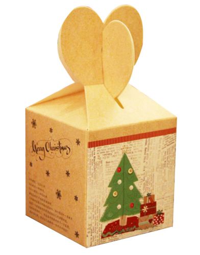 Set of 5 Exquisite Packaging/ Gift Boxes Christmas Gift Box  -Apple Box 02