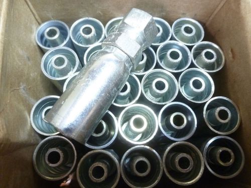 Lot of 10 #5 JIC 37° 3/8&#034; ID Hose Female Swivel Hydraulic Hose Fittings FJ