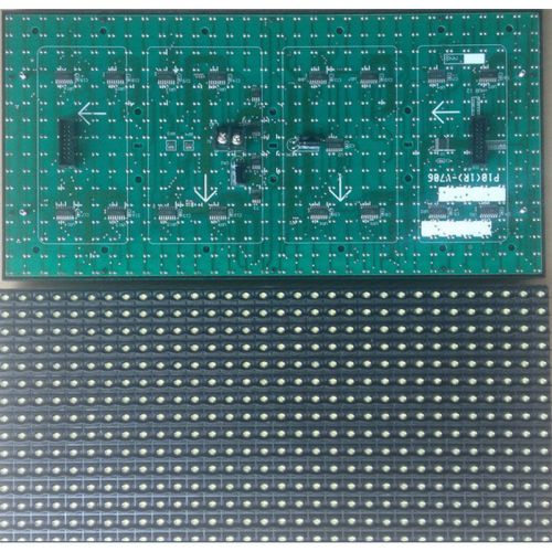 P10 Single Color  LED Outdoor  Electronic Display Screen Module Elements