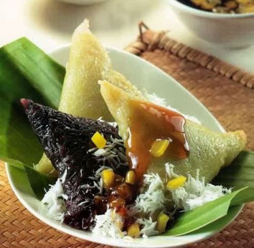 Fooding lupis hitam putih direndam direbus daun nice indonesia