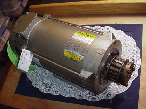 Baldor CDP3575 DC Motor, 1.5 HP, 1750 RPM, 180 Volts, 7.7 Amps, Rebuilt