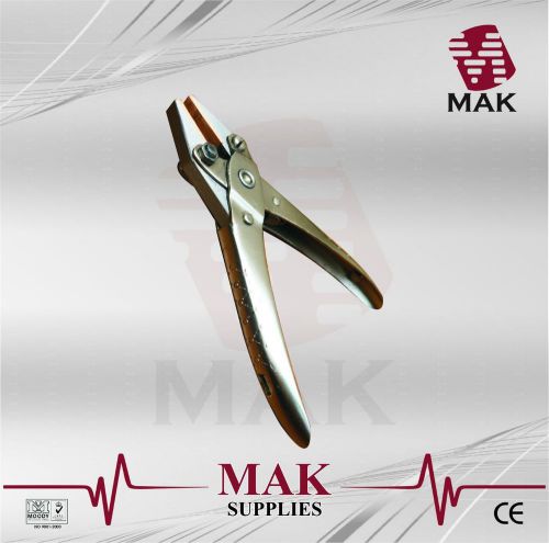 MAK Parallel Action Flat Nose Pliers with Brass Inserts Jaws Jewellery Tools 5&#034;