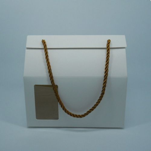 Variety of Color Kraft Paper with Clear Window Handle Box for Gift Pack