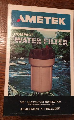 Brand New In Box, Ametek Compact Water Filter PSCL-C2 Attachment Kit Included.