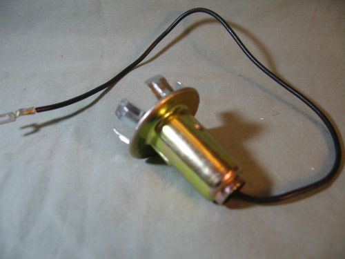 Metal panel indicator lamp holder for single bayonet lamp, fits 1&#034; hole, new for sale