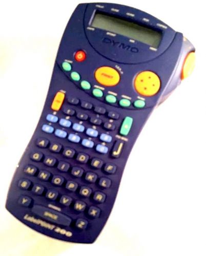 Dymo labelpoint 200 electronic handheld label maker with 2 label cassettes for sale